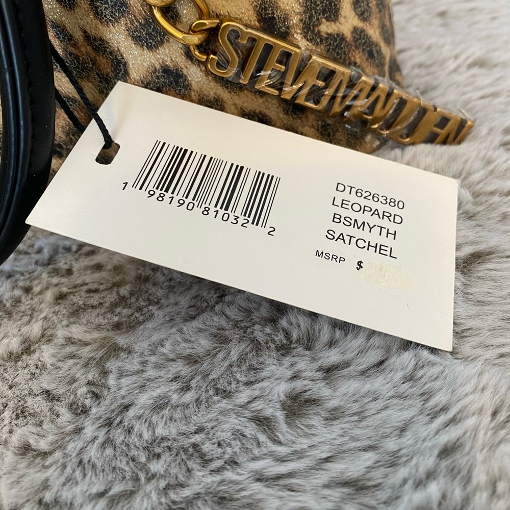 Steve Madden Smyth leopard Animal Print Satchel bag - Picture 13 of 16
